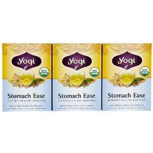 Yogi Tea Stomach Ease, Herbal Supplement, Tea Bags, 16 ct, 3 pk