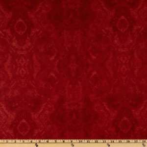  44 Wide Comfy Flannel Tie Dye Red Fabric By The Yard 