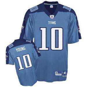 Tennessee Titans Vince Young Replica Team Color Jersey  