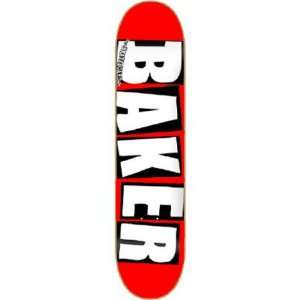  Baker Team Pro Logo White 8.0 Skateboard Deck