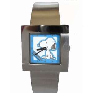   & Snoopy Watch   Elegant Square Shape Watch (blue) Toys & Games