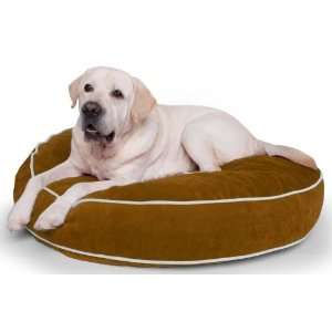    42 in. Round Dog Bed w Microsuede Fabric Cover