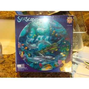  Seascapes Treasure Hunt Round Puzzle Toys & Games