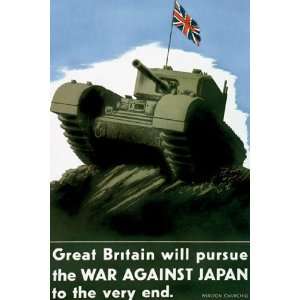  Great Britain Pursues the War with Japan   Poster (12x18 