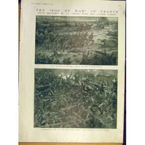  Ww1 Battle Marne France Aisne British Troops Print 1914 