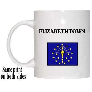  US State Flag   ELIZABETHTOWN, Indiana (IN) Mug 