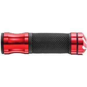 BikeMaster Grips with Tornado Bar End   7/8in   135mm   Red, Color 