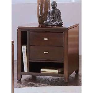  End Table by American Drew   Root beer color (912 915 