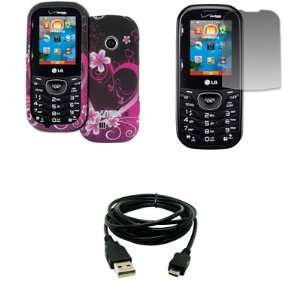   Protector + USB Data Cable for Verizon LG Cosmos 2 VN251 Electronics