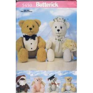   Sewing Pattern 5450   Use to Make   Stuffed 18 Special Occasion Bears