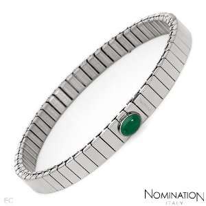  NOMINATION ITALY Stainless Steel 0.5 CTW Chalcedony Unisex 