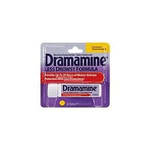  Dramamine Tablets Less Drowsy 8