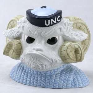 North Carolina Tar Heels (UNC) Ceramic Mascot Coin Bank  