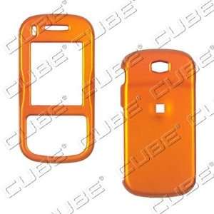  Samsung Trace u490 Leather Honey Rusty Orange Hard Case 