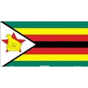  Zimbabwe Flag License Plate Plates Tags Tag auto vehicle 
