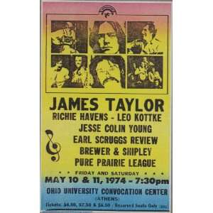 James Taylor Concert Poster 