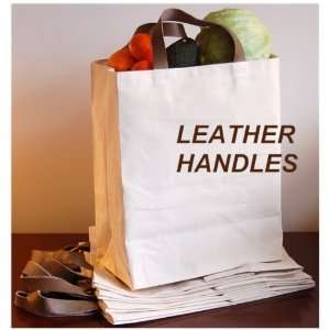   Bags   Short Leather Handles   5 Pack   Made in USA 