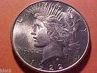 1922 p bu peace silver dollar $ 69 99  free 