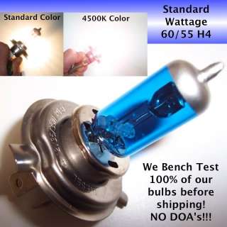 This sale is for 1 single H4 60/55W 12V SUPER WHITE Standard Wattage 