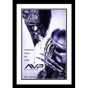  Alien Vs. Predator Framed and Double Matted 20x26 Movie 