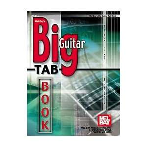  Mel Bay Big Guitar Tab Book Manuscript Book Musical 
