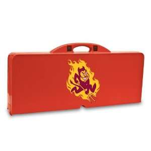   Sun Devils Folding Picnic Table with Seats (Red)