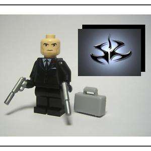 NEW☆ LEGO HITMAN CUSTOM MINIFIG FROM XBOX 360 PS3 GAME  