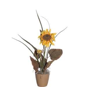  24 Artificial Yellow Sunflower Flower Arrangement in 