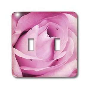  Florene Flower   Pale Magenta Rose   Light Switch Covers 