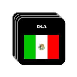 Mexico   ISLA Set of 4 Mini Mousepad Coasters