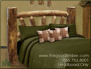   Pine Log Headboard (Visit our  Store for all other sizes