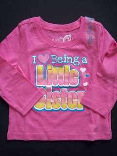 TCP I Love Being A Little Sister L/S T shirt~12Mos  