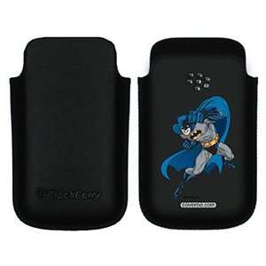  Batman Punching on BlackBerry Leather Pocket Case  