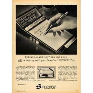   Ad Sheaffer Lifetime Pen Pricing Fort Madison Iowa   Original Print Ad
