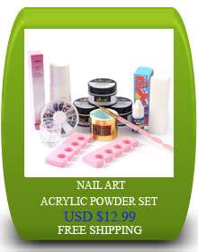 18 Color Nail Art Glitter Dust Powder Decoration B50  