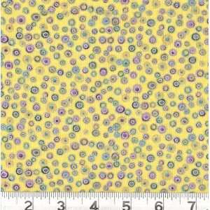   Pansy Passion Dot Yellow Fabric By The Yard Arts, Crafts & Sewing