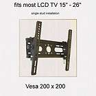   Wall Mount LCD TV Flat Screen Plasma 10 13 15 19 22 24 Tilt