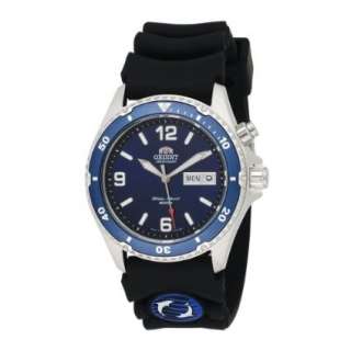Orient Mens CEM65005D Blue Mako Automatic Rubber Strap Dive Watch 