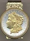 gold silver coin money clip u s morgan silv $ 190 87  see 