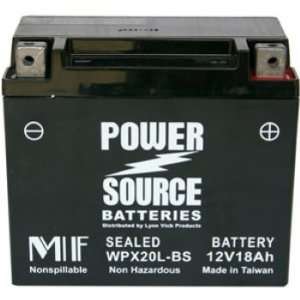   Yamaha XV1700 Motorcycle Battery by Power Source?? Model #WPX20L BS