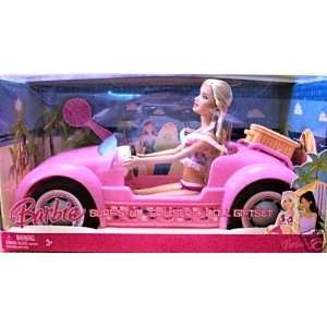  Barbie Surfs up Cruiser + Doll Giftset   Pink Car Toys 