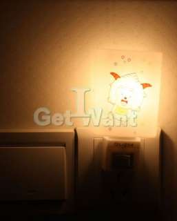 Wall Plug Energy Saving Light Sensor Wall LED Night Light Lamp  