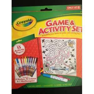   Coloring Fun   Includes 15 Activity Pages, 8 Markers, 16 Crayons and 2