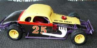 24  1/25 built model modified race car  