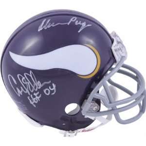 Minnesota Vikings  Purple People Eaters  Autographed Throwback Mini 