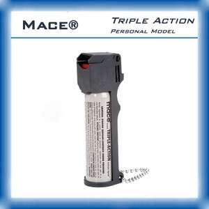 Mace Brand Triple Action Pepper Spray Personal Model   with UV Dye 