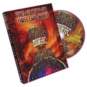  Magic DVD The Last Word on Three Card Monte Vol. 3 by 