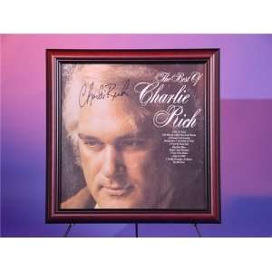  Charlie Rich Autographed/Hand Signed Album Cover The Best 