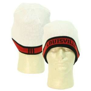  Louisville Cardinals Reversible Red Band Winter Knit Hat 