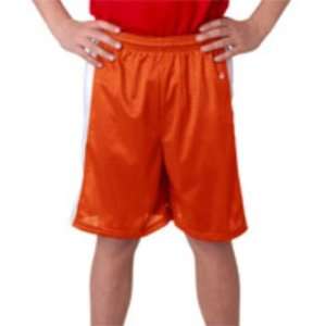 Badger Youth Challenger Shorts Orange/White Large 